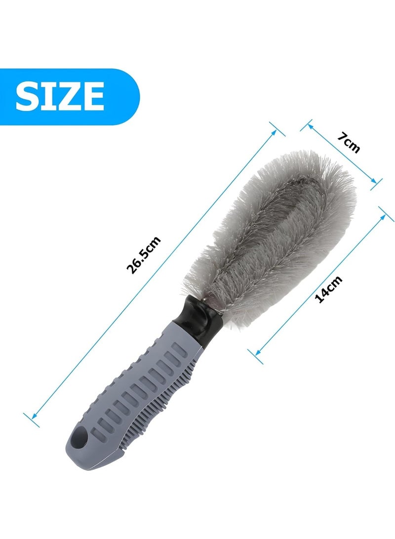 Wheel Cleaning Brush – Heavy-Duty Rim and Tyre Wash Tool for Cars & Motorcycles | Easy-to-Use Detailing Brush for Sparkling Rims, Smooth Tyres & Deep Wheel Cleaning - Image 2