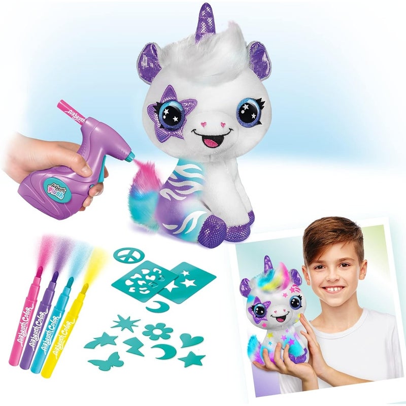 Canal Toys - Style 4 Ever Airbrush Plush Unicorn - OFG228 - Image 2