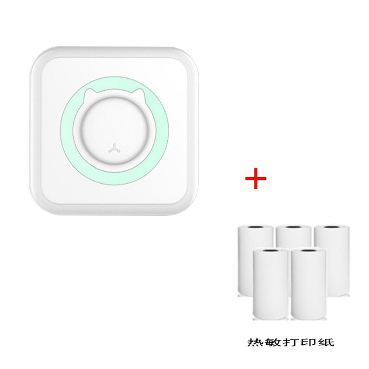 Mini Portable Thermal Printer Small Bluetooth Wireless Po Label Paste Wrong Question Flap Pocket Pants Printer - Image 1