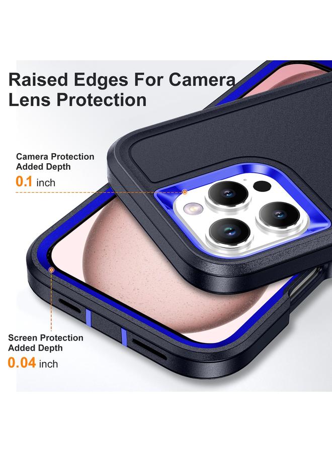 erorex Case For iPhone 16 Pro Max Rugged PC + Silicone Phone Case with Holder - Image 5