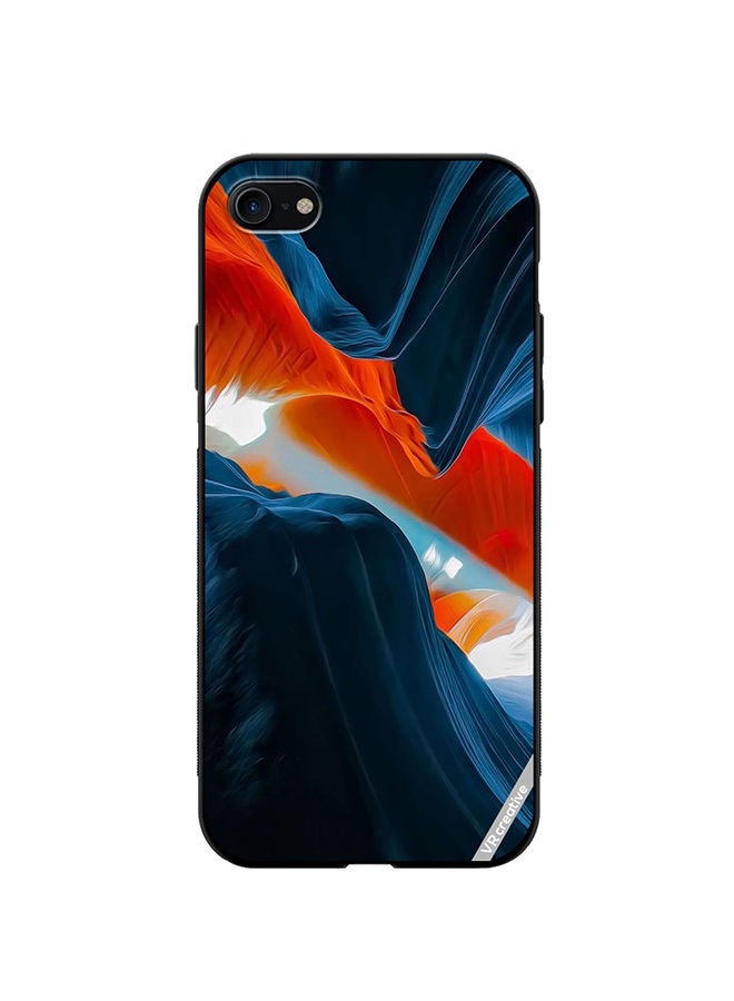 VR CREATIVE Protective Case Cover For Apple iPhone SE (2022) Layers Design Multicolour - Image 1