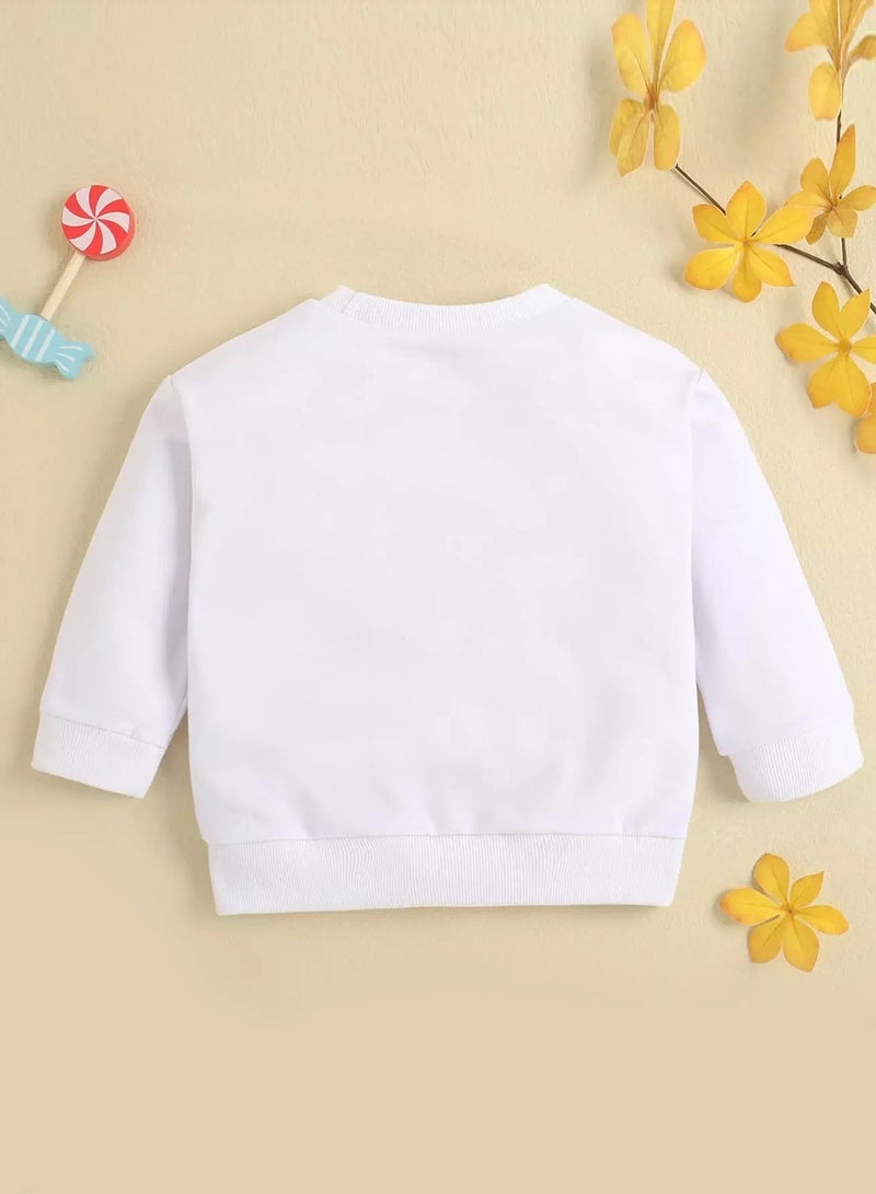 Baby Letter And Dinosaur Print Pullover - Image 2