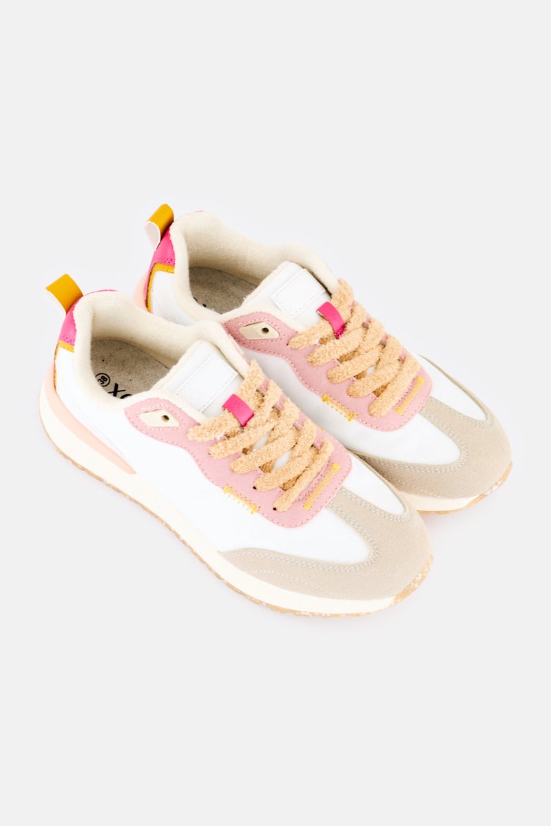 XOXO Women Lace Up Casual Shoes, Multicolor - Image 2