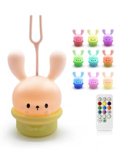 Night Light for Kids, Cute Silicone Lamp, Soft Silicone Kids Nursery Nightlight USB LED Touch Lamp Kids Bedroom Decor as Birthday Gifts for Boys Girls