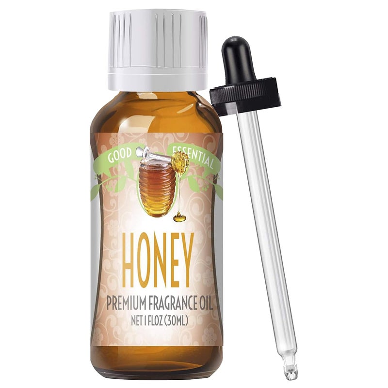 Good Essential Professional Honey Scented Fragrance Oil 30ml (1 fl oz) for Diffusers, Soaps, Lotions, Perfume, Soap & Candle Making - Image 1