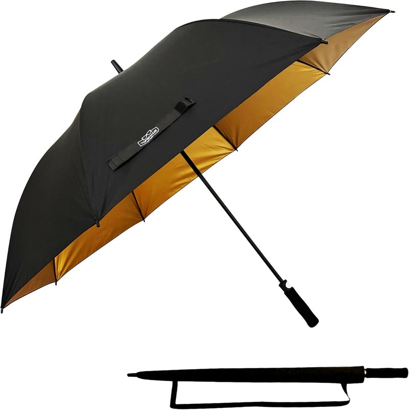 TopShade Executive Golf Umbrella with UV protection, Large Canopy, Windproof, Waterproof, Auto Open, Oversized 60 Inch, Sun protection, Rain protection, Outdoor Sports Umbrella - Image 1