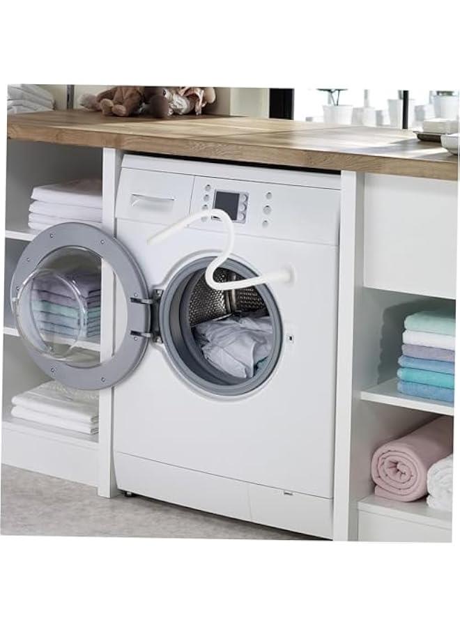 2 Pcs Washing Machine Portal Frame Magnetic Washer Door Lasso Silicone Washer Door Prop Washer Door Holder Magnetic Washing Machine Door Prop Silicone Washer Door Lasso  - Image 2
