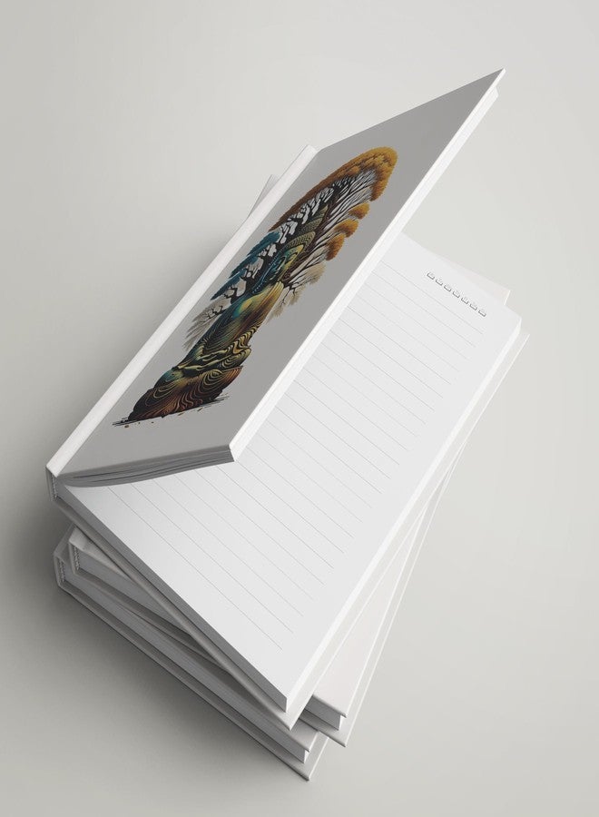 AccuPrints دفتر ملاحظات AccuPrints ذو غلاف مقوى | حجم صغير A5 (8.25 × 5.7) | 200 صفحة، 80 غرام/متر مربع | دفتر يوميات بوذا ذو غلاف مقوى وفتحة مسطحة - Image 5