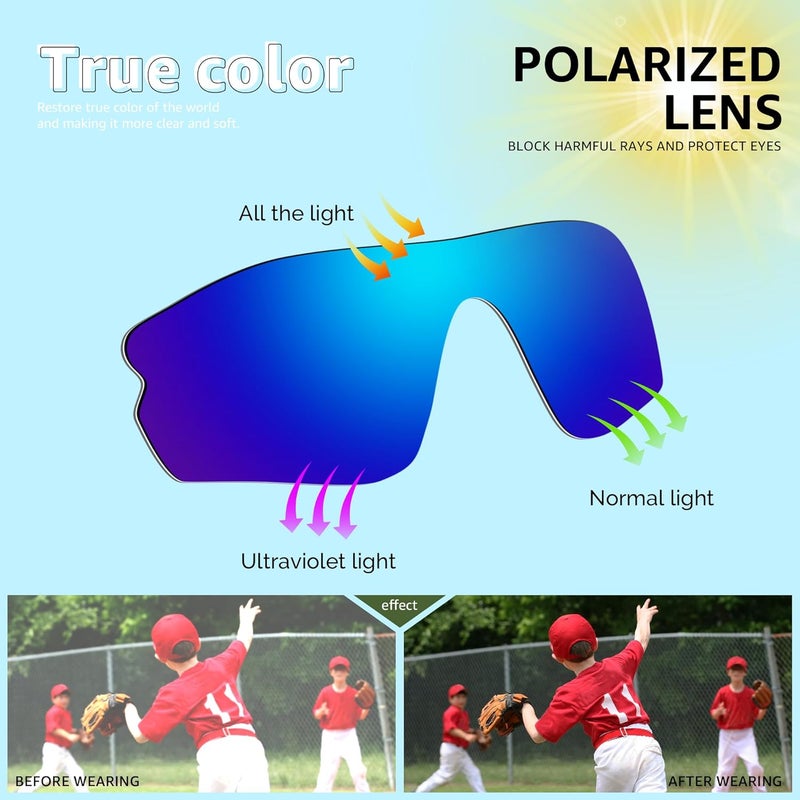 FEISEDY Kids Teens Baseball Polarized Sunglasses Sports TR90 Frame Boys Girls Cycling B2454 - Image 5