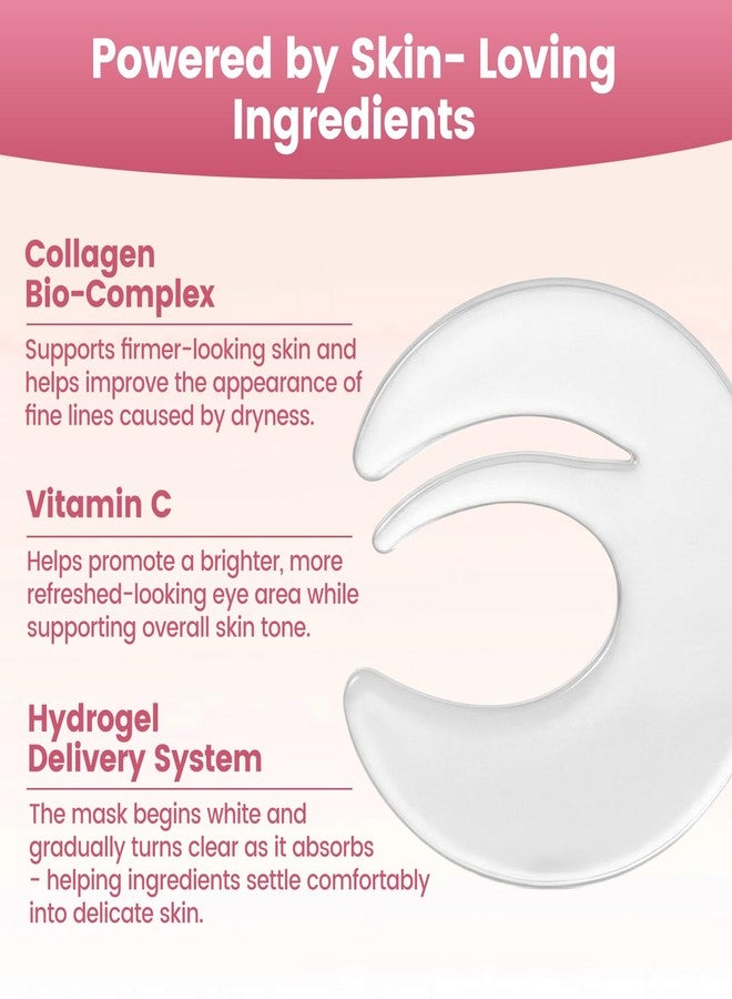Pwkvsn Deep Peptide Collagen Eye Mask 12 Pairs, Full Eye Mask Patches with Bio-Collagen Peptide, Deep Hydrating Overnight Under Eye Patches for Dark Circles Puffy Eyes Wrinkles (2) - Image 4