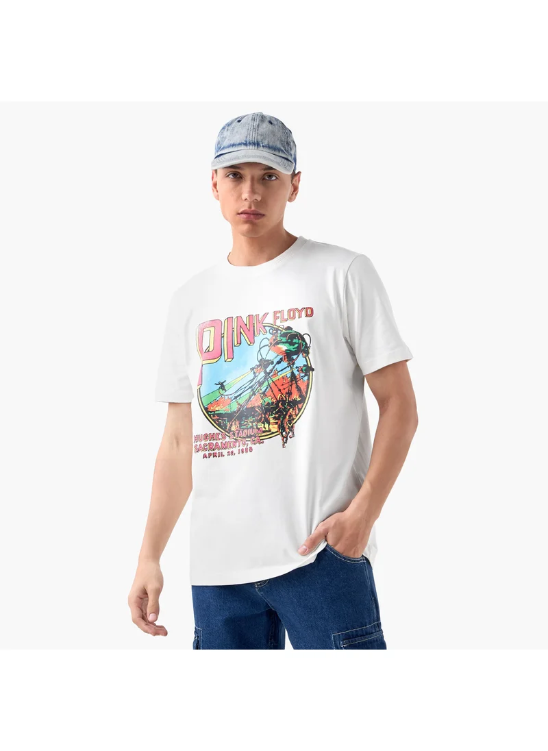 FAV Pink Floyd Graphic Print T-shirt