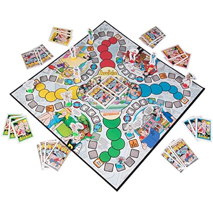 Outset The Archie Comics Board Game  Running Round Riverdale  Outwit Your Opponents and Be the First to Reach Pop Tates Choclit Shoppe  Ages 7 - Image 3