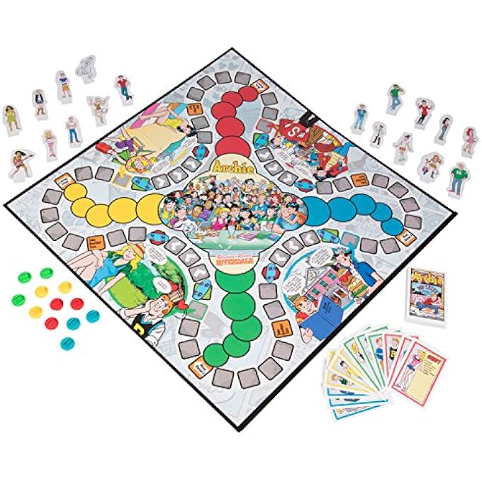 Outset The Archie Comics Board Game  Running Round Riverdale  Outwit Your Opponents and Be the First to Reach Pop Tates Choclit Shoppe  Ages 7 - Image 5