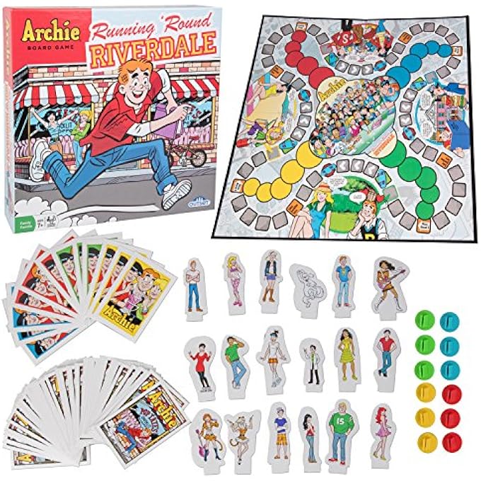 Outset The Archie Comics Board Game  Running Round Riverdale  Outwit Your Opponents and Be the First to Reach Pop Tates Choclit Shoppe  Ages 7 - Image 2