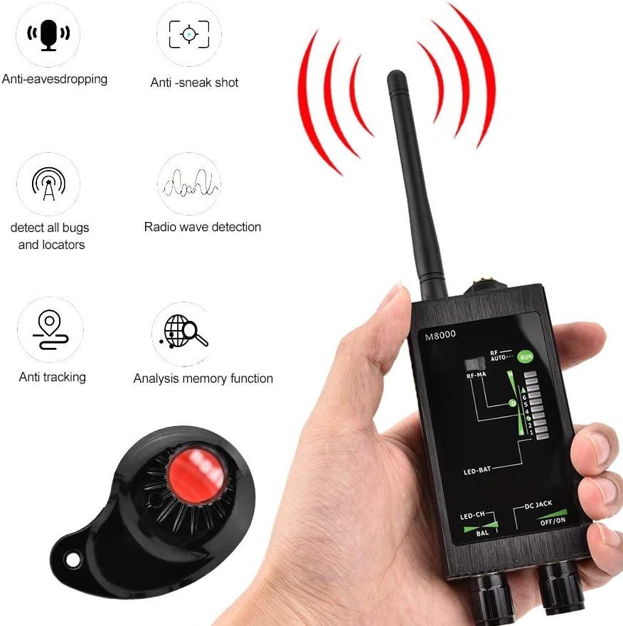 klarako Klarako M8000 Wireless Signal Radio Detector Camera Signal Detector Device Tracer