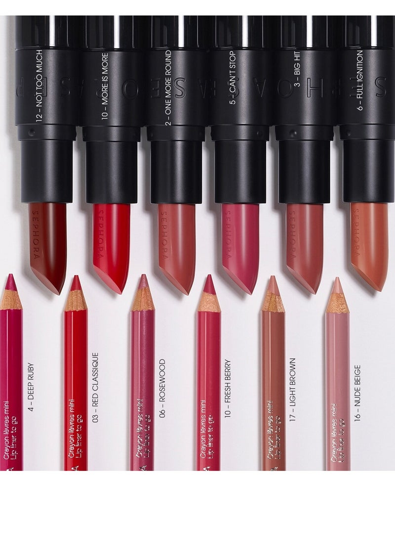 SEPHORA - Sephora Collection Lip Liner To Go Deep Ruby - Image 1