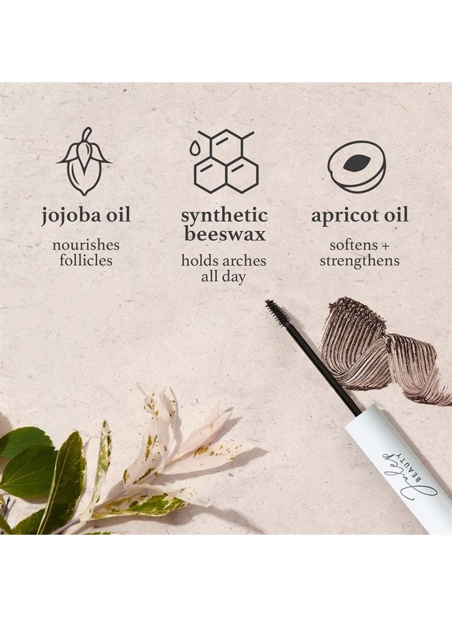 Julep Brow 101-2-in-1 Eyebrow Pencil and Tinted Brow Gel - Medium Brown - Waterproof - Thickening Silk Fibers - All Day Hold - Fill Define and Shape Brows - Image 4