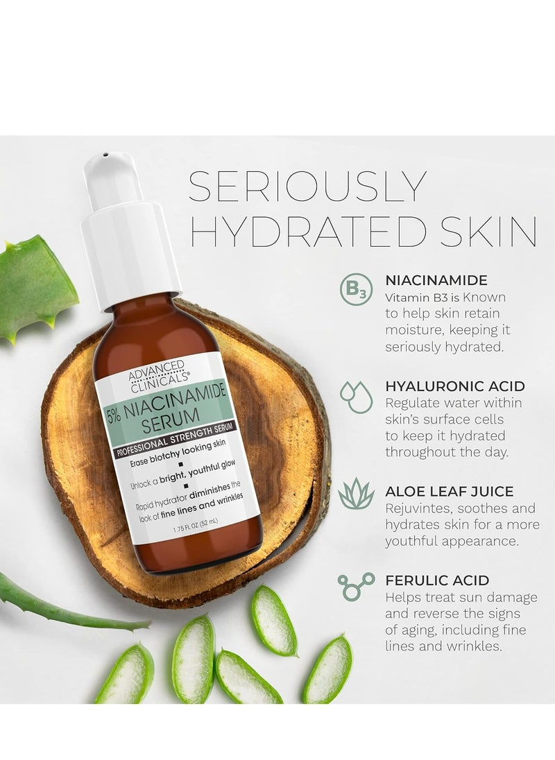 Advanced Clinicals 5% Niacinamide Serum Professional Strength 52 ML  - Image 3