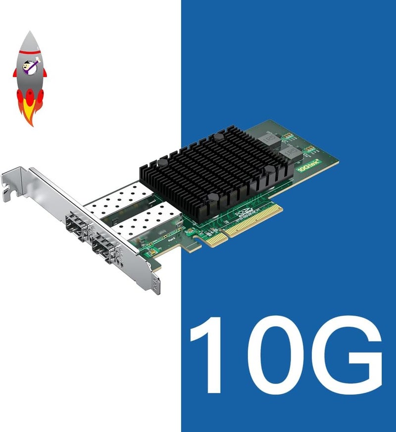 HYFIBER H!Fiber 10Gb SFP+ PCI-E Network Card NIC, Compare to Intel X710-DA2, with Intel X710-BM2 Chip, Dual SFP+ Port, PCIe 3.0 X8, Ethernet Converged Network Adapter Support Windows Server/Linux/VMware Esxi - Image 3