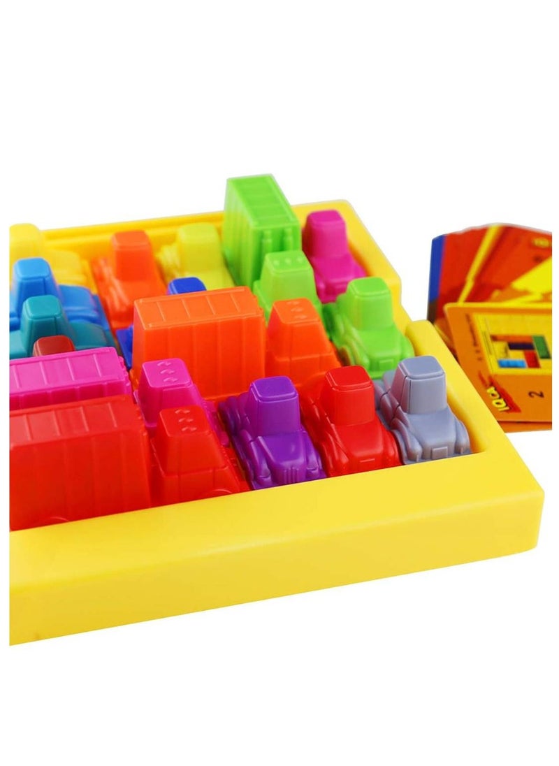 IQ Traffic Jam Puzzle Toy For Children IQ Car Escape The Gridlock (212 Challenges)  - Image 3