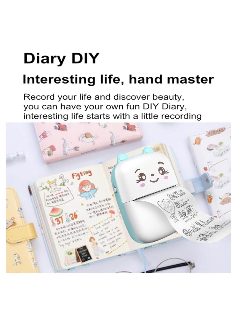 Generic - Mini Portable Printer with 200DPI Resolution and Ergonomic Design, Ideal for Girls and Children - Image 1