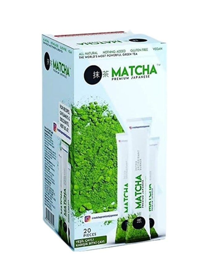 MATCHA The Original Japanese Detox Tea Powder Antioxidant Fat Burner 10grams Pack of 20  - Image 1