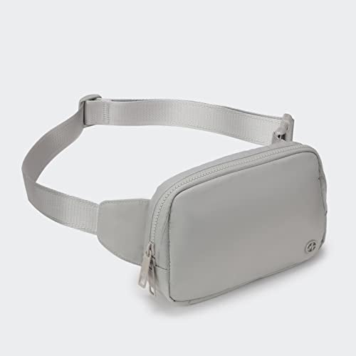 Pander Belt Bag Large 2L, Nylon Fanny Pack Purse for Women and Men with Adjustable Strap, Seal Grey - Image 3