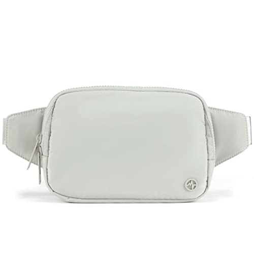 Pander Belt Bag Large 2L, Nylon Fanny Pack Purse for Women and Men with Adjustable Strap, Seal Grey - Image 1