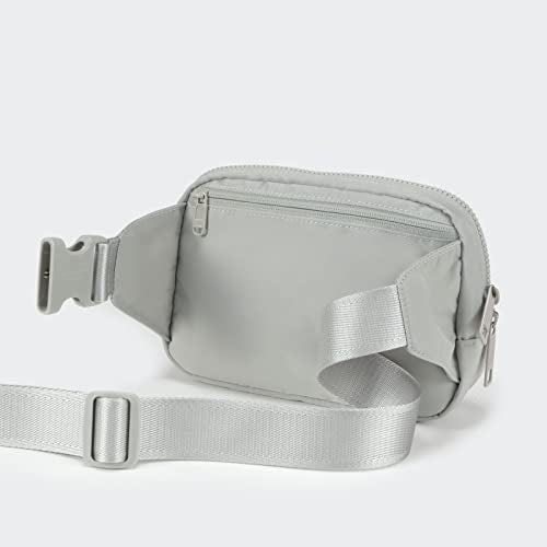 Pander Belt Bag Large 2L, Nylon Fanny Pack Purse for Women and Men with Adjustable Strap, Seal Grey - Image 4