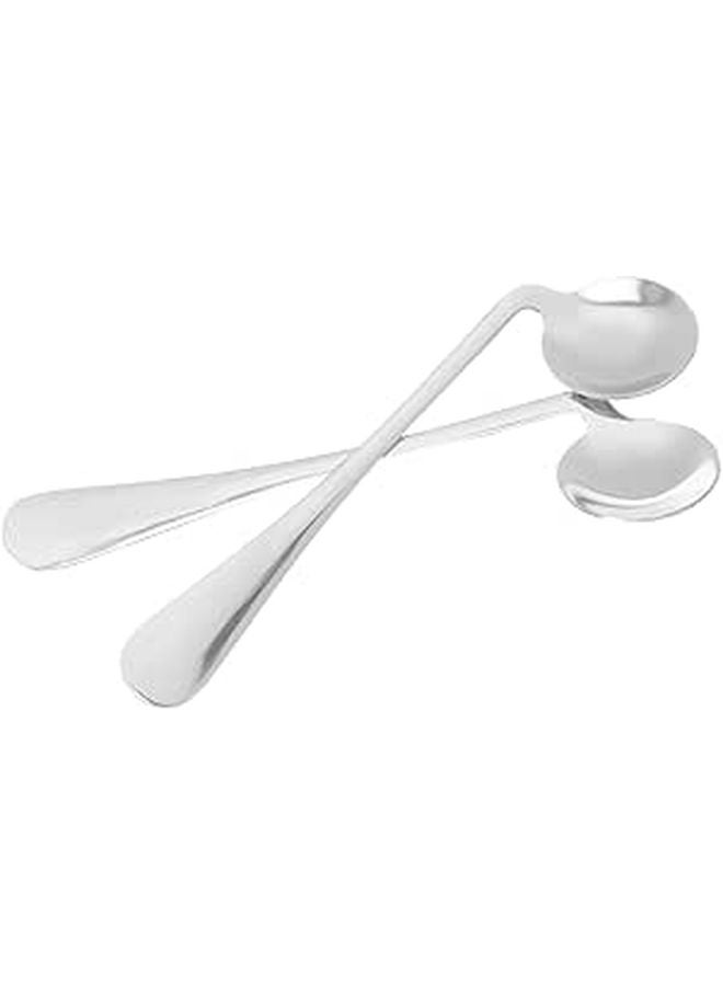 2 Piece Adaptive Utensils Set Ergonomic Non Slip Spoon For Self Feeding Seniors Elderly Dining Tableware - Image 1