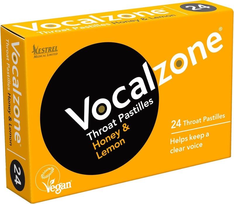 Vocalzone Throat Pastilles Honey Lemon 3 Packs Free tin for Sore Throats and Hoarseness When Overusing Your Voice Produced and Sold in The United Kingdom Since 1912 - Image 2