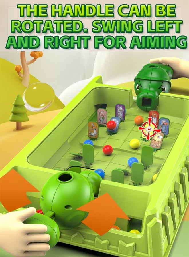 Board game，Family Time Fast Sling Puck ,Kids Pinball Game, Desktop marble shooting toy PvP projectile toy Children's Shooting Pinball Game Machine Children's Pinball Machine Two player tabletop game Two-player battle toy Parent-child interaction Concentration training - Image 3