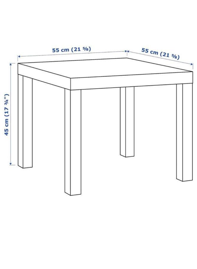 طاولة جانبية غرفة معيشة لون ابيض - Image 3