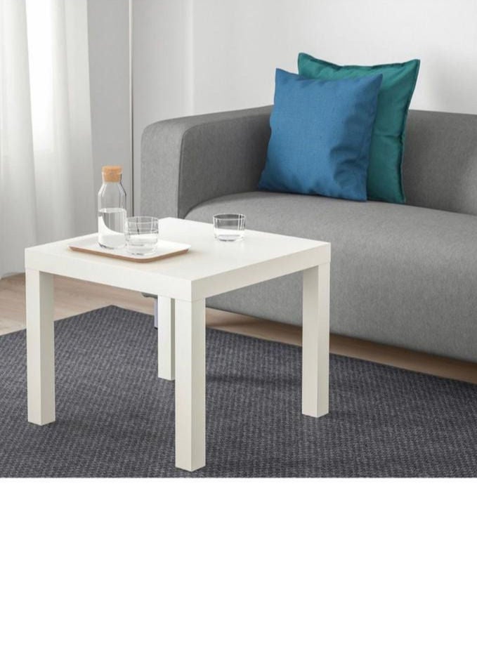 طاولة جانبية غرفة معيشة لون ابيض - Image 2