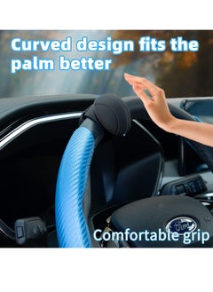 Bukela Car Steering Wheel Spinner 360 Degree Rotation Steering Wheel Knob Steering Wheel Handle Booster Ball Accessories For Cars Trucks SUVs Black  - Image 3