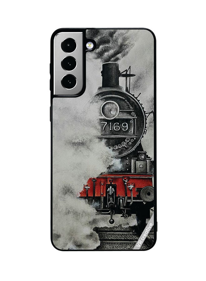 VR CREATIVE Protective Case Cover For Samsung Galaxy S21 FE 5G Harry Potter Train Design Multicolour - Image 1
