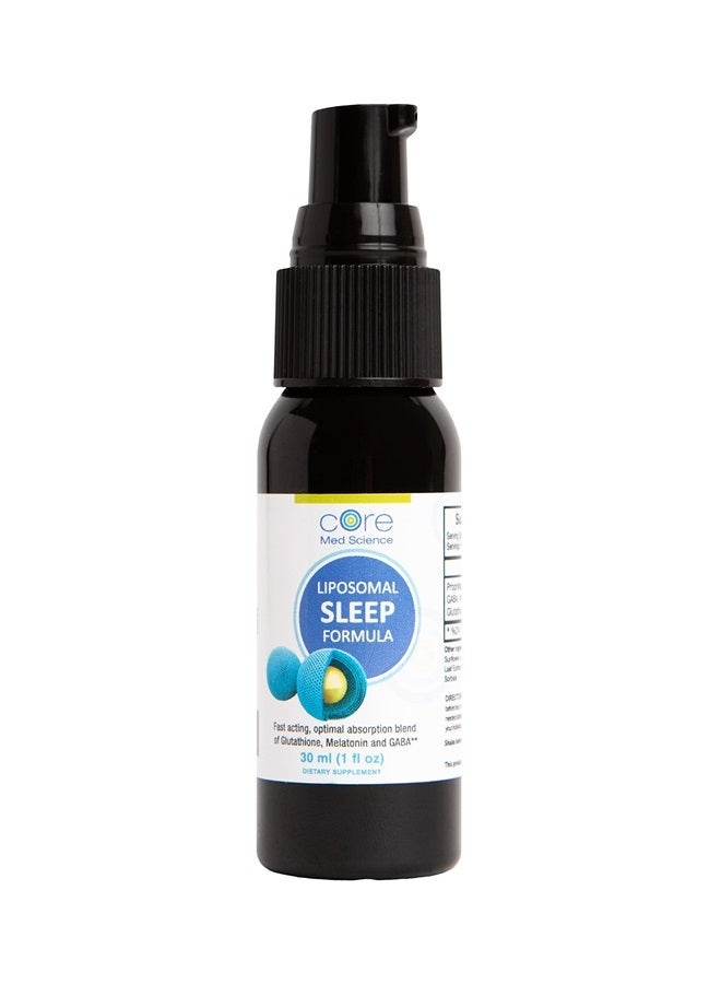 IV for Life Liposomal Oral Sleep Spray Formula by Core Med Science, 1 Fl Oz - Melatonin Spray for Sleep & Relaxation - Glutathione, Melatonin, & GABA Sleep Aid Spray for Adults - Supports Restful & Quality Sleep - Image 1