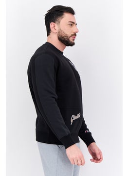 Champion Men Sportswear Fit Outdoor Sweatshirt, Black Combo  - Image 2