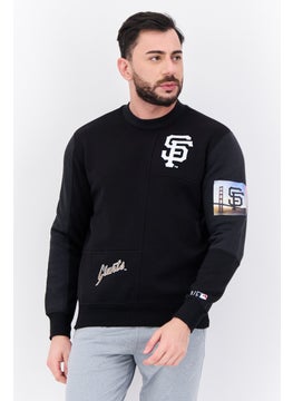 Champion Men Sportswear Fit Outdoor Sweatshirt, Black Combo  - Image 1