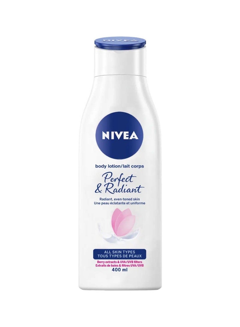 Nivea body lotion Perfect & Radiant ALL SKIN TYPES 400 ml - Image 2