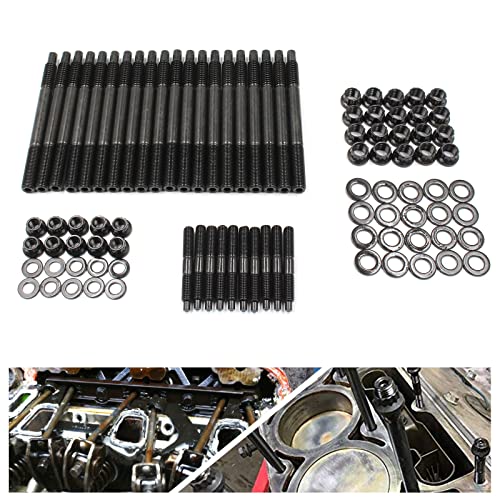 YZQPNB 12-Point Cylinder Gasket Head Stud Bolt Kit Compatible with 2004-2019 LS1 LS3 5.3L 5.7L 6.0L Engines​ / Chevy LS1 LS6 4.8L 5.3L 6.0L # 234-4317 - Image 2