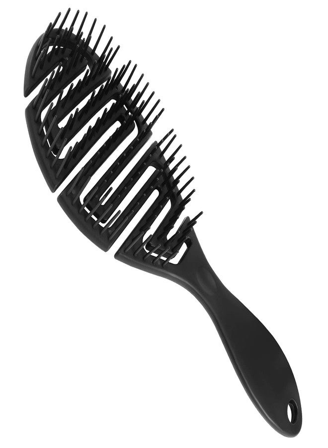 Boobeen Wet Brush Hair Brush - Soft Massage Brush Easy Glide Through Tangles Help Dry Hair Quickly for Wet or Dry Men and Women Long Curly Thick Hair - Image 1