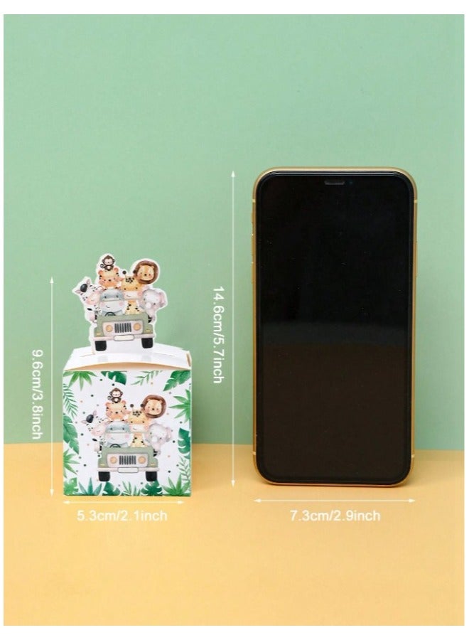 12 Jungle Animal printed gift wrap bags for wrapping and decorating gifts for occasions such as birthdays and celebrations - Image 5