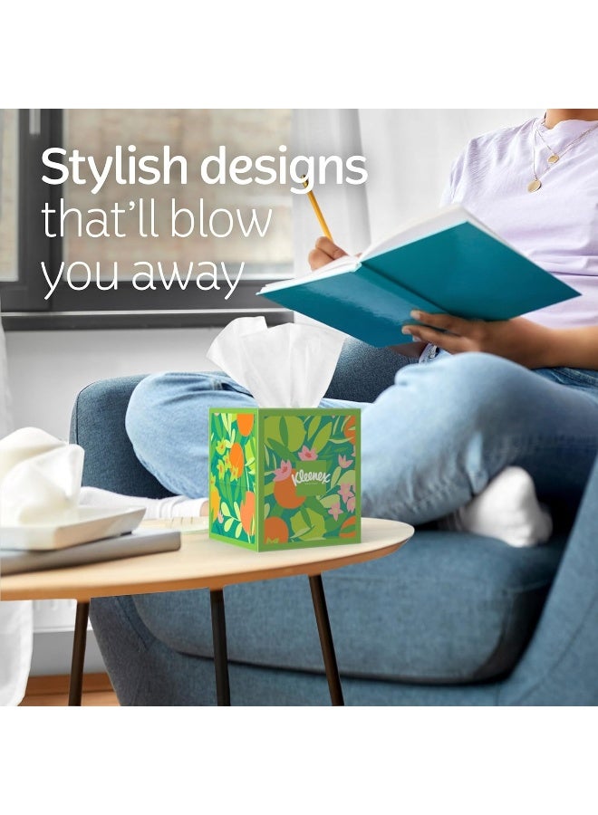 Kleenex Ultra Soft, 4 Cube Boxes, Soft Facial Tissue, 60 Tissues per Box, 3-Ply - Image 4
