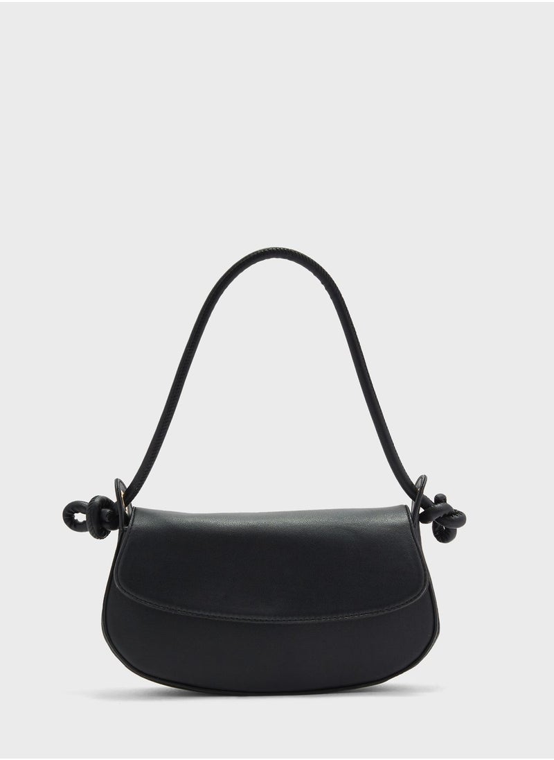ELLA - Minimalist Flap Saddle Bag - Image 1