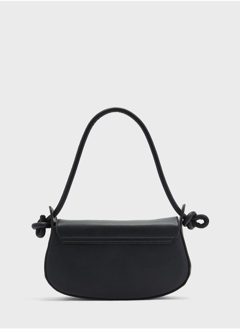 ELLA - Minimalist Flap Saddle Bag - Image 1