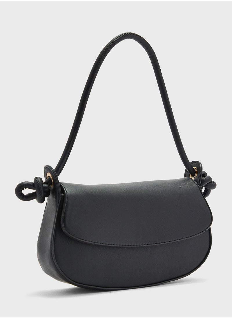 ELLA - Minimalist Flap Saddle Bag - Image 1