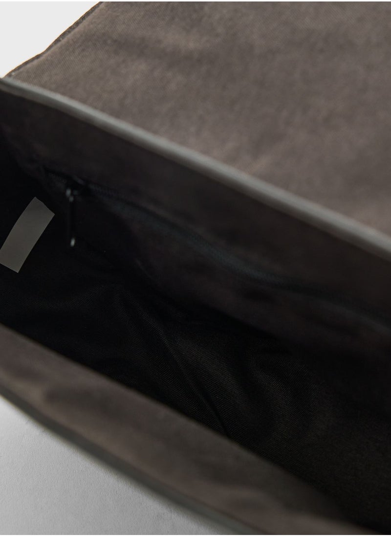 ELLA - Minimalist Flap Saddle Bag - Image 1
