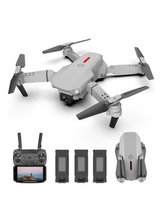 LS-E525 RC Drone with Camera 4K Drone Dual Camera WiFi FPV Drone Headless Mode Altitude Hold Gesture Photo Video Track Flight 3D Filp RC Qudcopter with 3 Batteries Silver 21.5*7*18cm - pzsku/Z6C570BB1540D2B936C4DZ/45/_/1729996831/3dbd81fb-e0e9-45e7-b138-228bea62b364