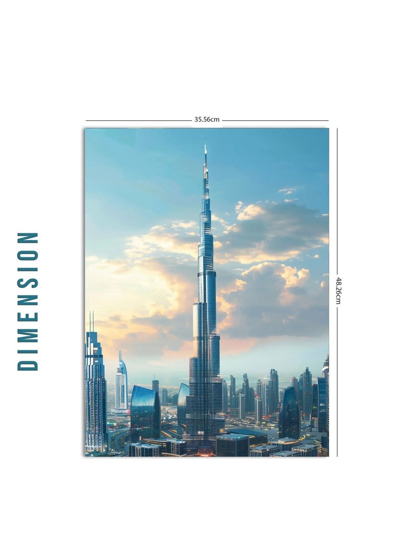 BEYTOR Burj Khalifa 200 Piece Jigsaw Puzzle | Iconic Dubai Skyline Souvenir & Gift for Kids Age 5+ | Large Educational Travel Toy | Screen-Free Brain Game for Boys & Girls - Image 4